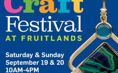 2026 Fruitlands Craft Festival, September 19th – 20th, 2026